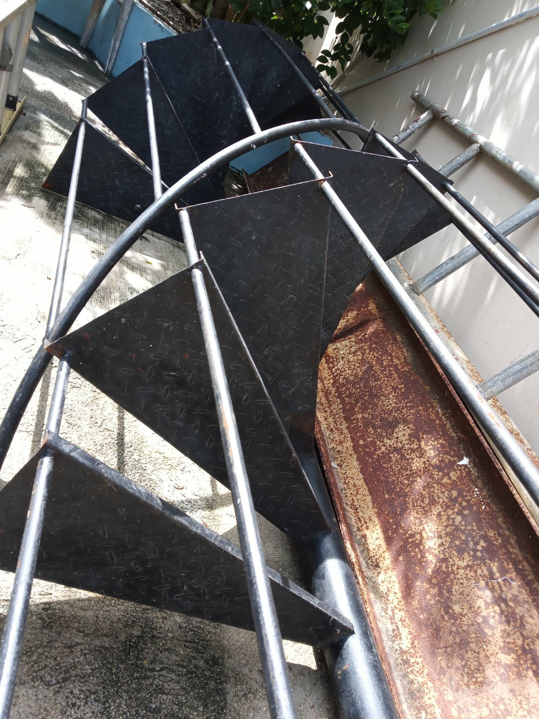 herramientas, jardines y exterior - Escalera tipo caracol