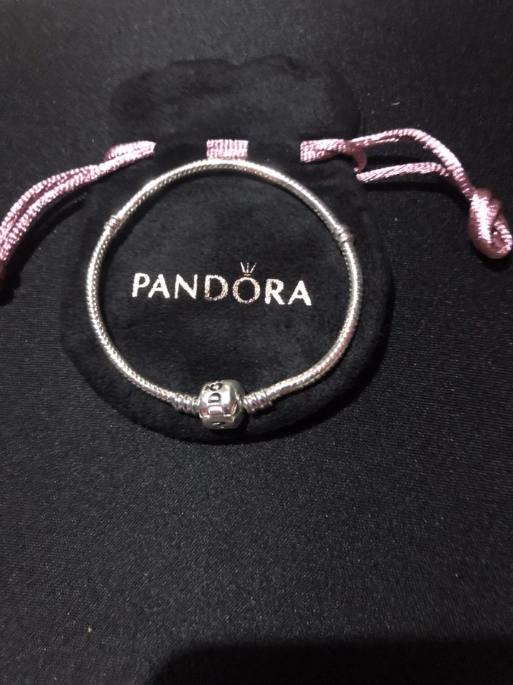 joyas, relojes y accesorios - Pulceras pandoras 18cm  (réplicas AAA) con su bolsa Pandora 