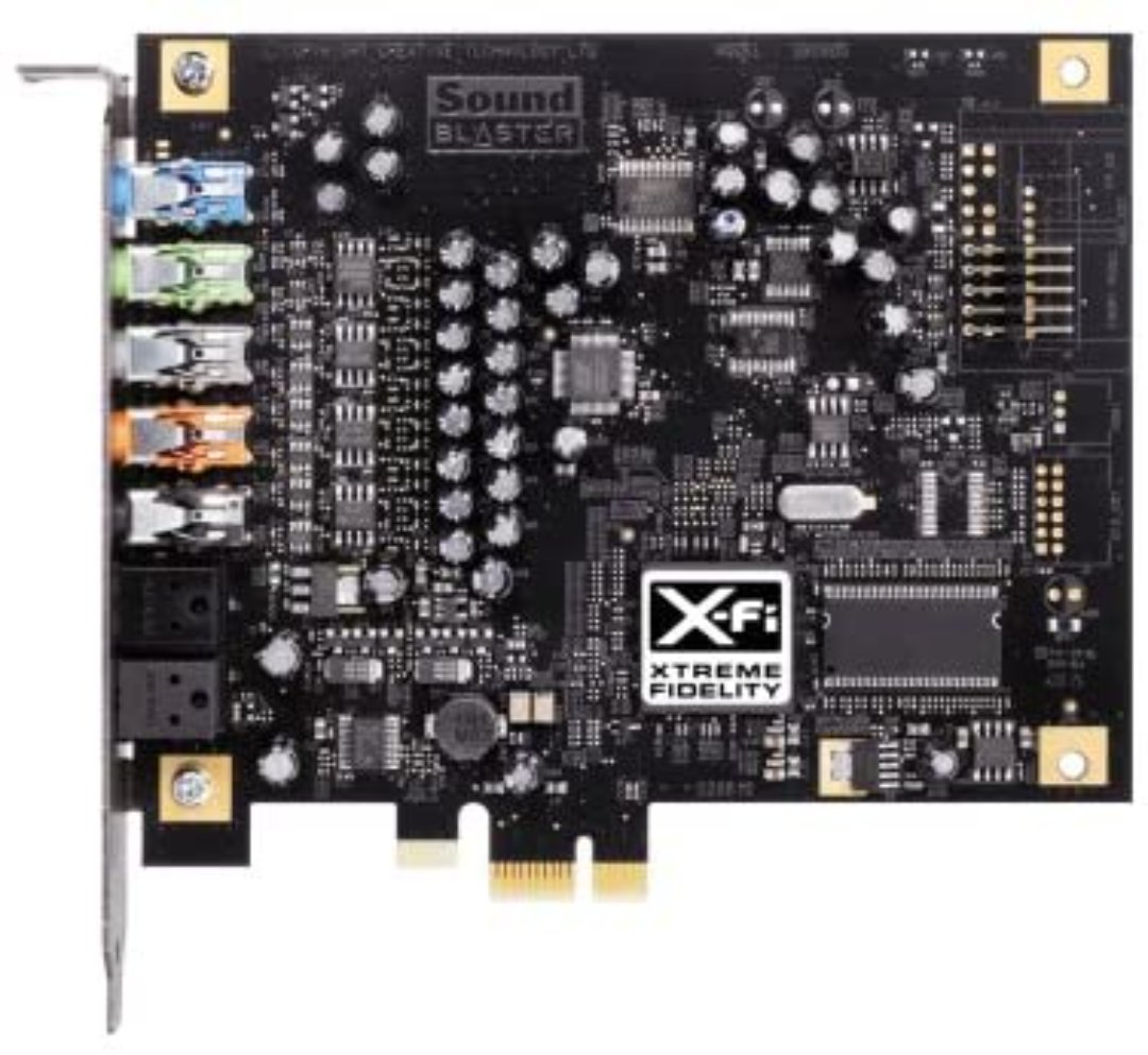 computadoras y laptops - Creative Labs SB0880 - Tarjeta de sonido PCI Express Sound Blaster X-Fi Titanium