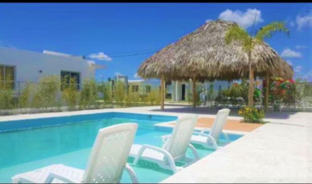 casas - Alquilo Amueblada Casa de 3 Hab Residencial con Piscina en Punta Cana Bavaro,