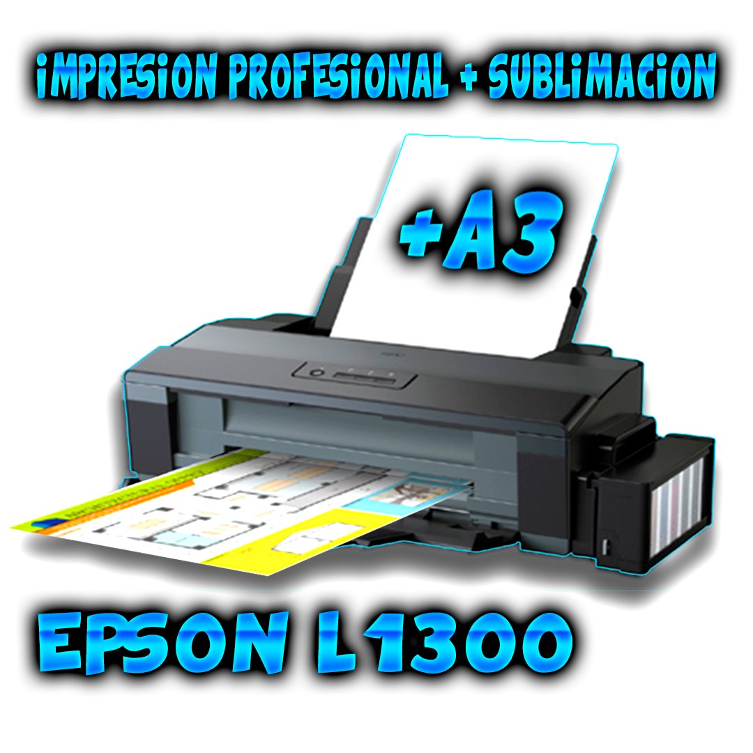impresoras y scanners - L1300 EPSON +A3 Sublimación - TINTA CONTINUA - 2AG Delivery