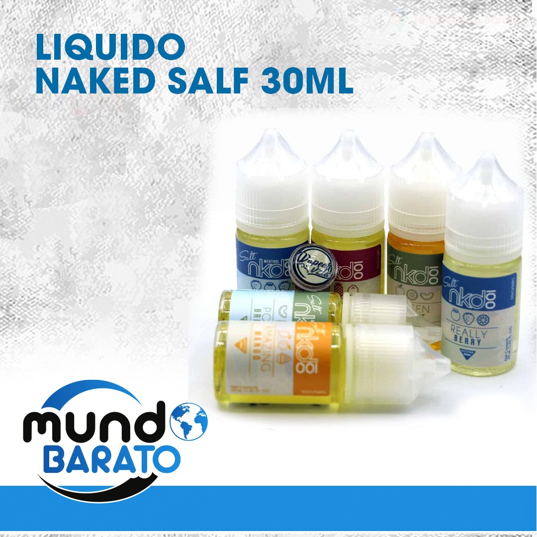 hobby y coleccion - Liquido SAL Salt Naked 100 Nkd Liquid Eliquid Sabores Surtidos