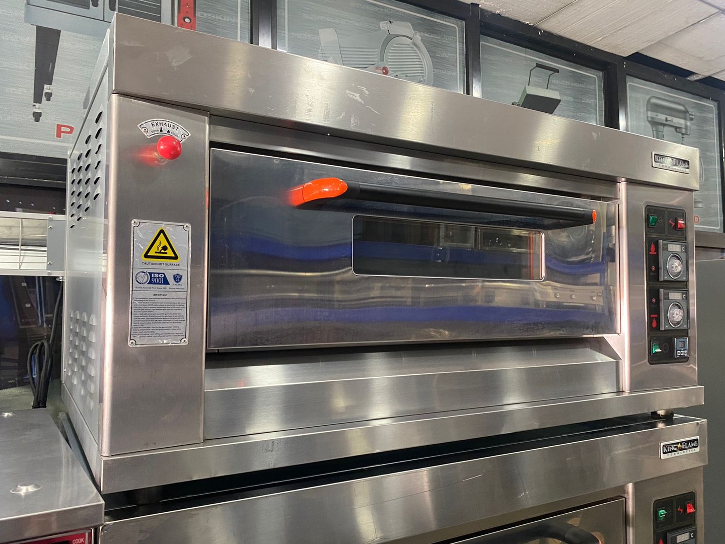 equipos profesionales - Horno de Pizza King Flame  1