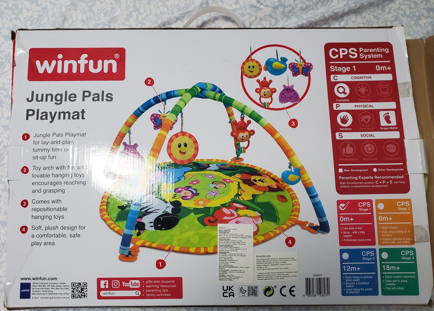 juguetes - Alfombra de juegos, tres (3) niveles Winfun 2