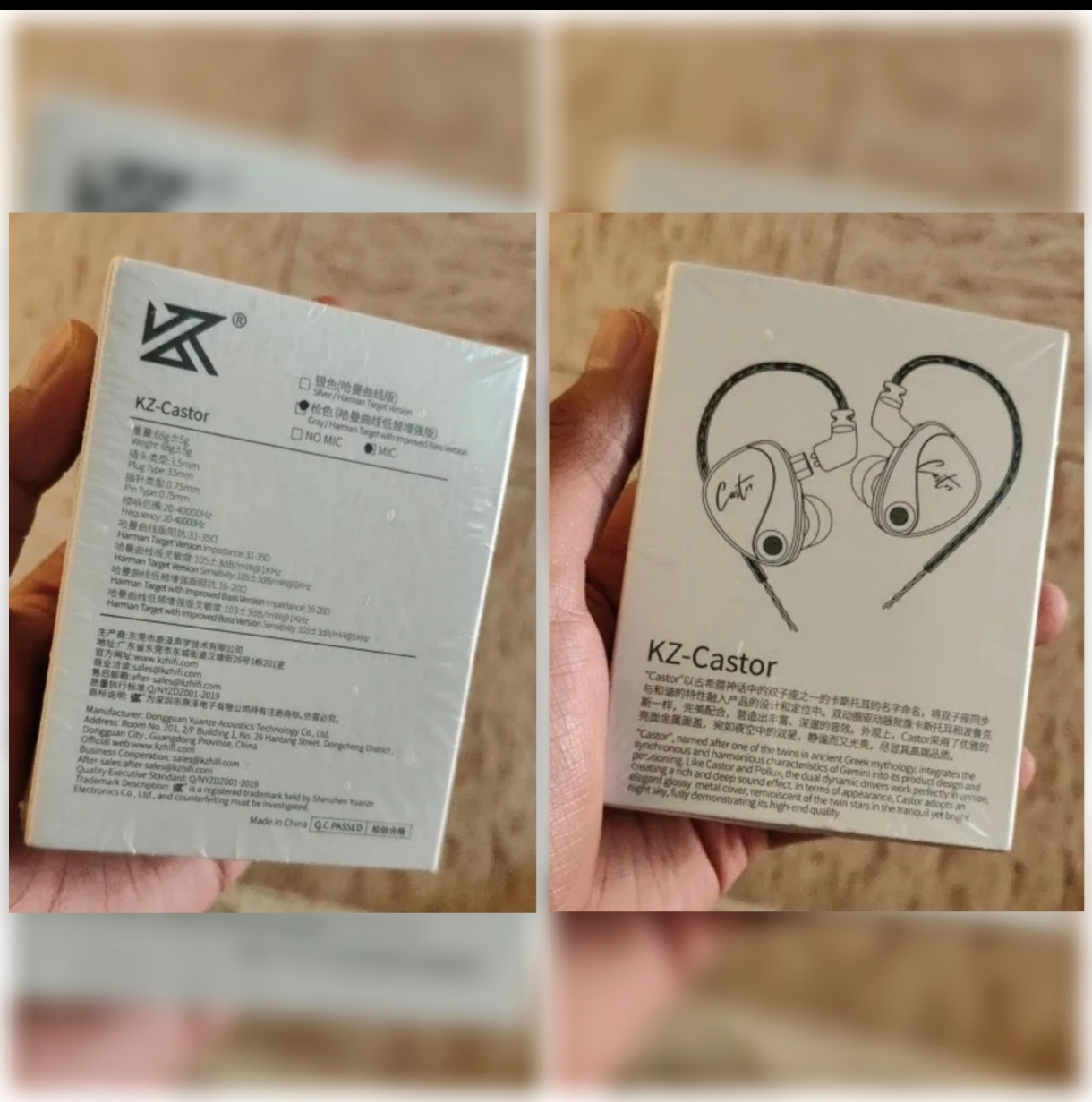 camaras y audio - KZ Castor / versión especial para bajos / Bass version + estuche gratis  6