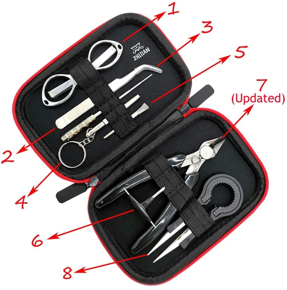 accesorios para electronica - Kit de Seteo Vape Vaper electronico herramientas para vape 5