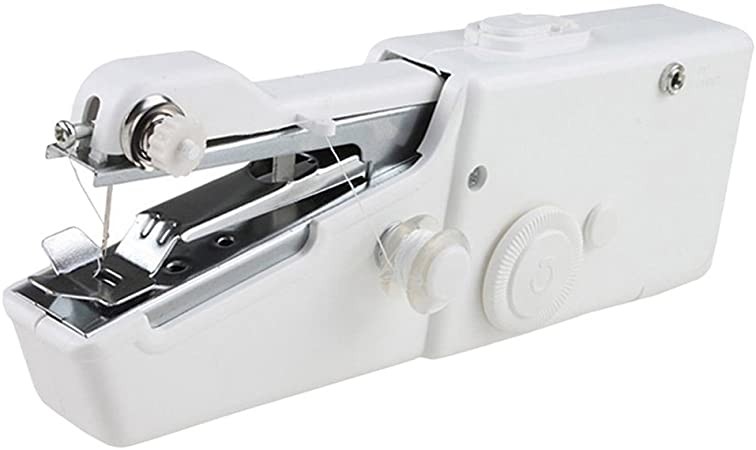 electrodomesticos - Minimáquina de coser de mano, práctica puntada, portátil, inalámbrica maquina  4