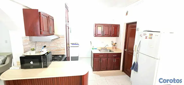 apartamentos - 3ER PISO AMUEBLADO EN VILLA MARIA ATRAS DE HOMS SANTIAGO  7