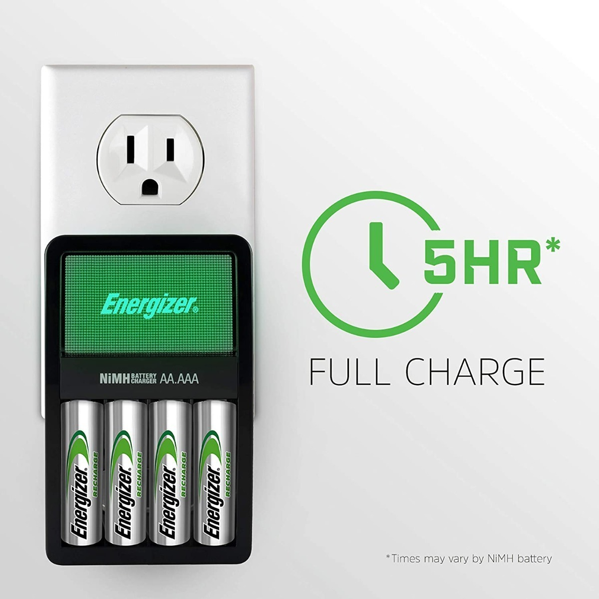 Salud y Equipamiento Médico - Cargador Bateria Energizer Con 4 Baterías Aa Nimh Recargable 3