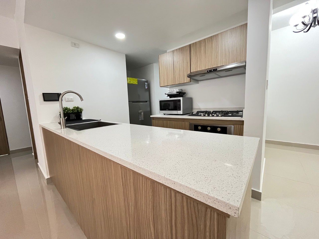 apartamentos - Apartamento Amueblado en Alquier, Ave. Hispanoamericana  7