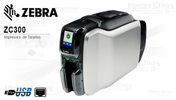 impresoras y scanners - ZEBRA ZC32 ZC300, IMPRESION DOBLE CARA,PVC,CARNET,FULL COLOR  0