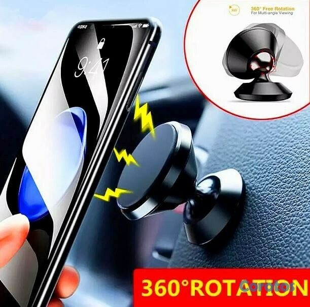accesorios para electronica - Soporte universal de celular magnetico para carro CJ-24 2