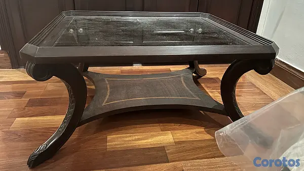 muebles y colchones - mesa de caoba 3