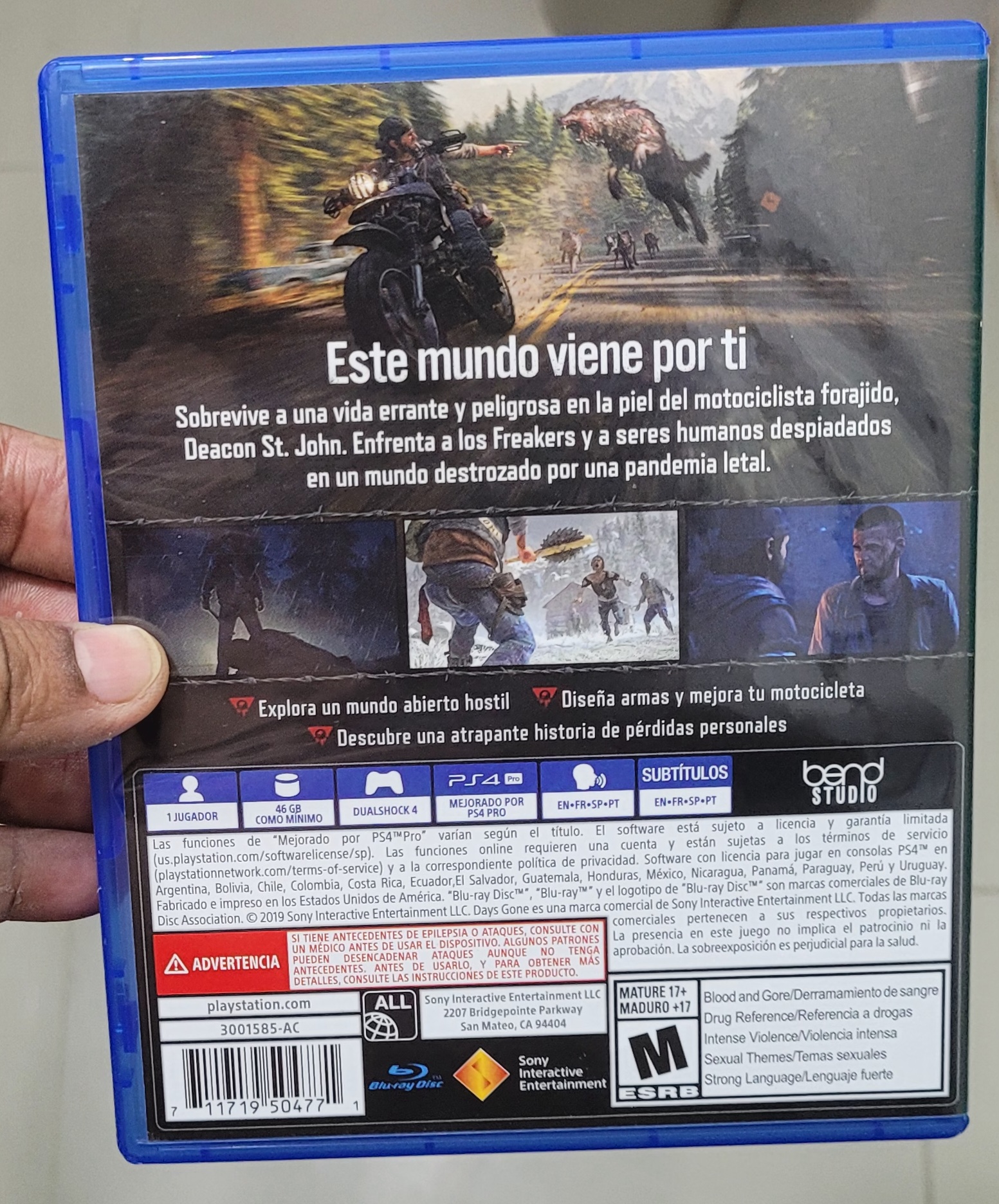 consolas y videojuegos - days Gone para ps4 new Completo 2