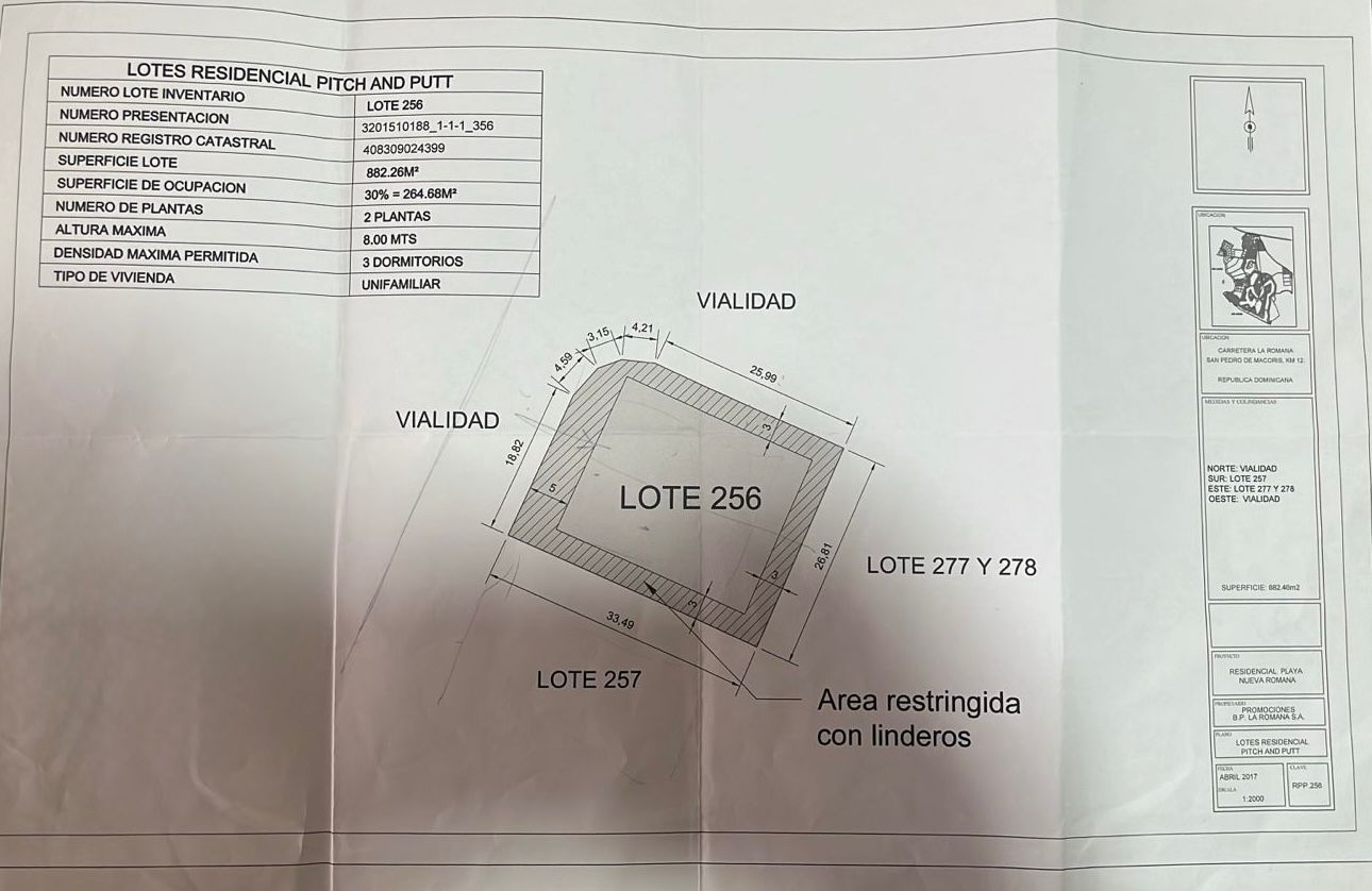solares y terrenos - Solar / Terreno en Venta – Playa Nueva Romana 0