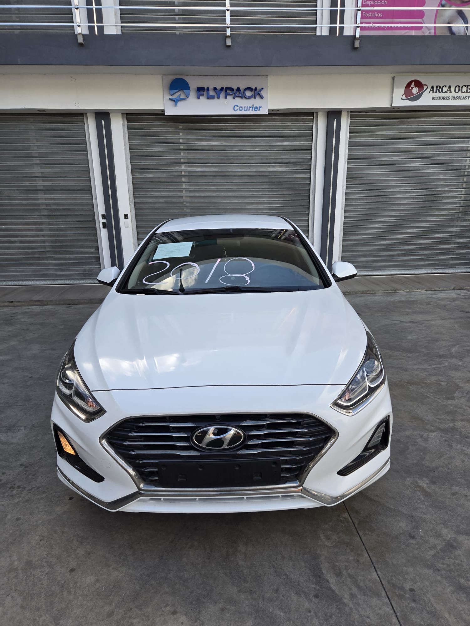carros - HYUNDAI SONATA NEW RISE 2018 BLANCO 1