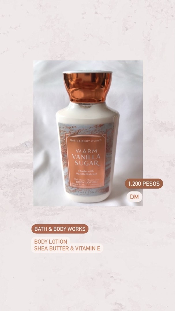 salud y belleza - ORIGINAL BATH & BODY WORKS Body lotion *WARM VANILLA SUGAR*