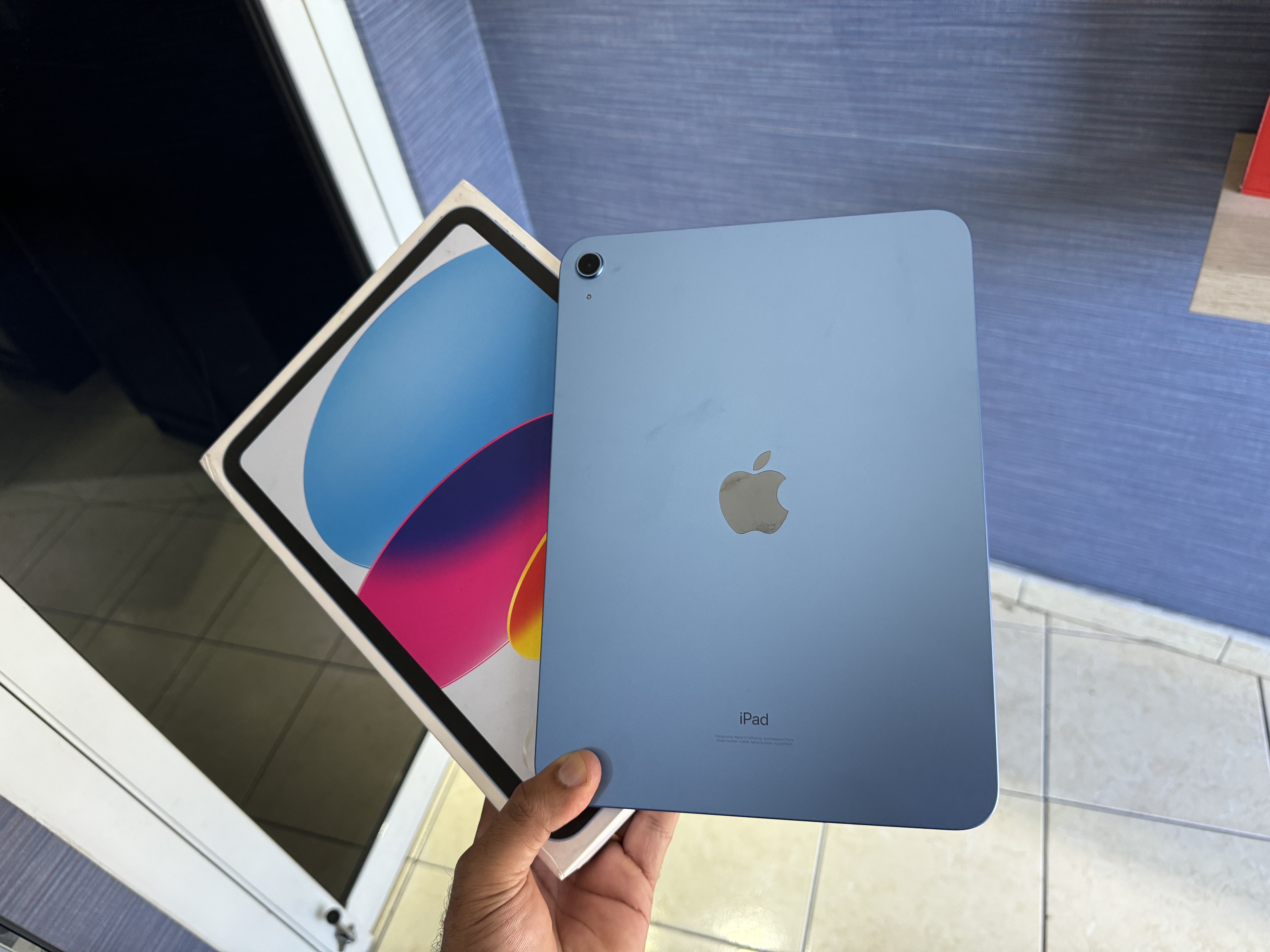 celulares y tabletas - iPad 10ma Gen 64GB azul RD$ 24,500 NEG