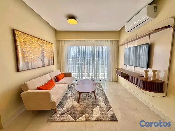 apartamentos - Apartamento Amueblado en Alquiler  2