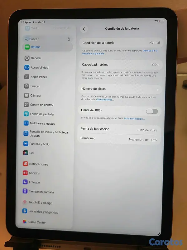 celulares y tabletas - ipad 11va 2025 gen11 7