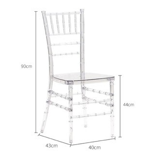 muebles y colchones - Silla Acrilica transparente, silla de cristal para Hotel, salon de fiesta, rest 2