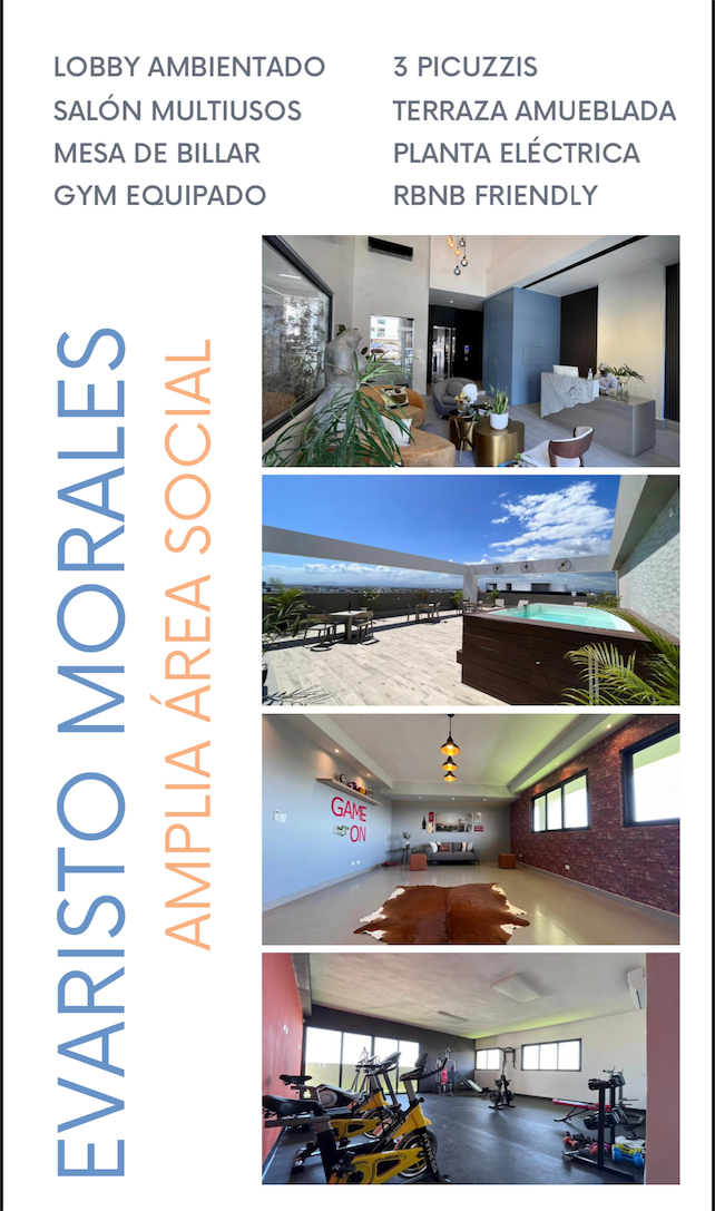 apartamentos - Venta de apartamento en la Evaristo morales Distrito Nacional 2do nivel 3