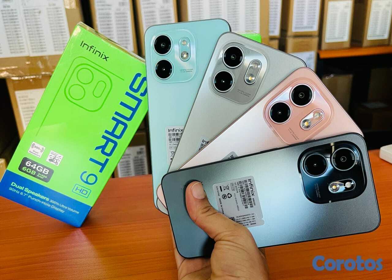 celulares y tabletas - INFINIX SMAR 9 DE 64GB + 6 RAM 👑👑👑👑👑👑
