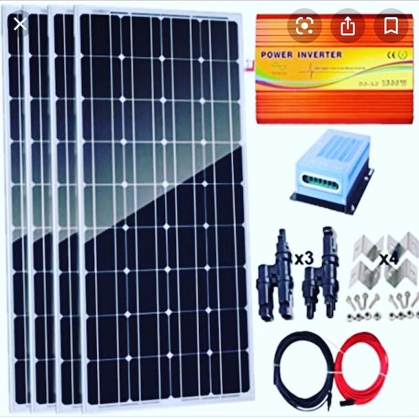 plantas e inversores - Combo solar completo para 1.5 kilos