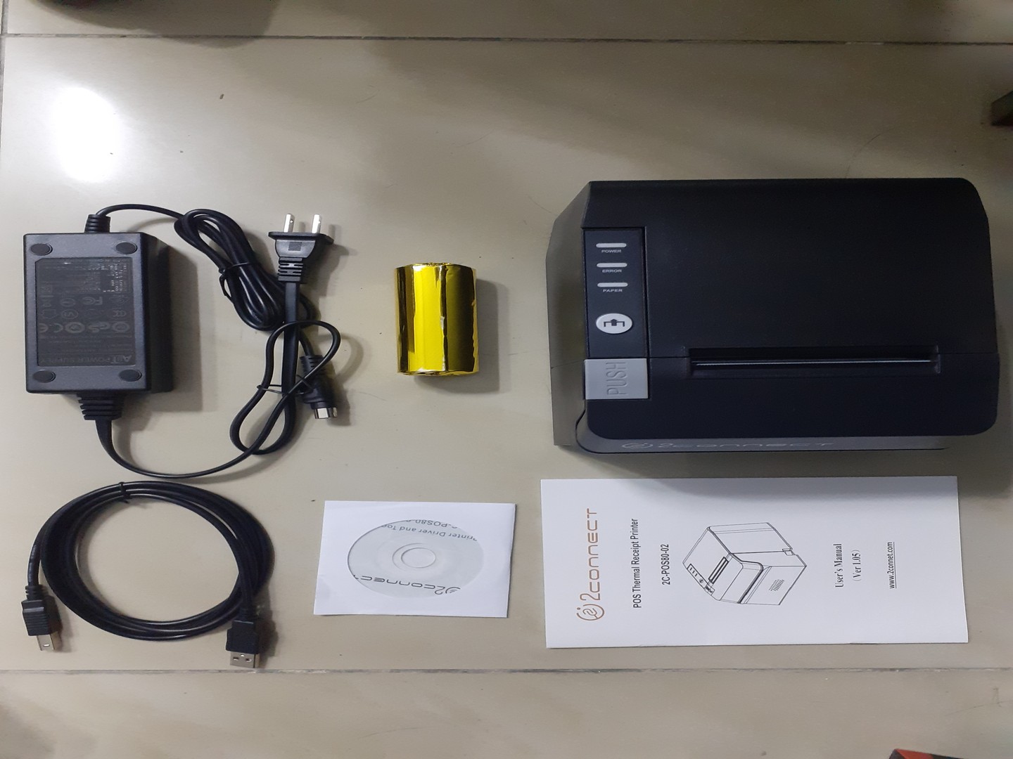 impresoras y scanners - Impresora 80mm 2CONNET USB+LAN 2C-POS80-02. 3