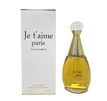 ropa para mujer - Perfume Je t’ Aimé Paris
Para mujer.