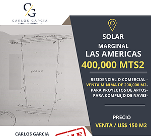 solares y terrenos - Terreno Marginal Las Américas, Santo Domingo Este.