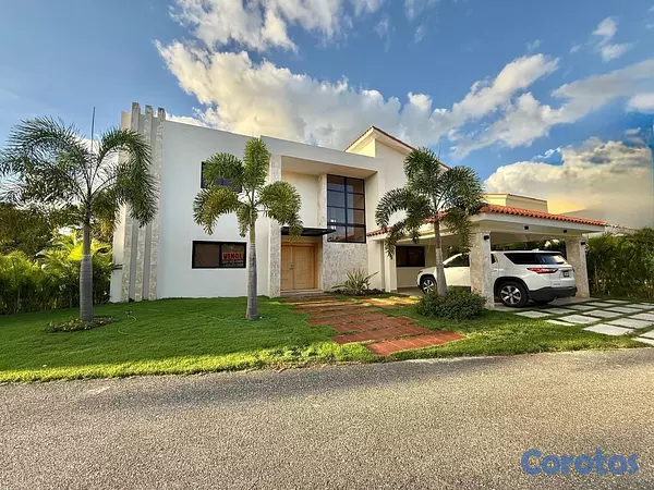 casas vacacionales y villas - VENDO LA ÚNICA VILLA NUEVA DISPONIBLE DENTRO DE ME 2