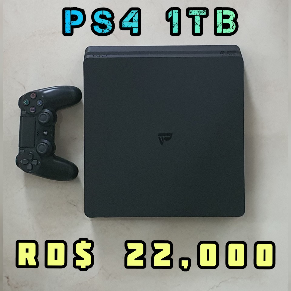consolas y videojuegos - Sony PS4 PlayStation 4 Slim 1TB Chasis F