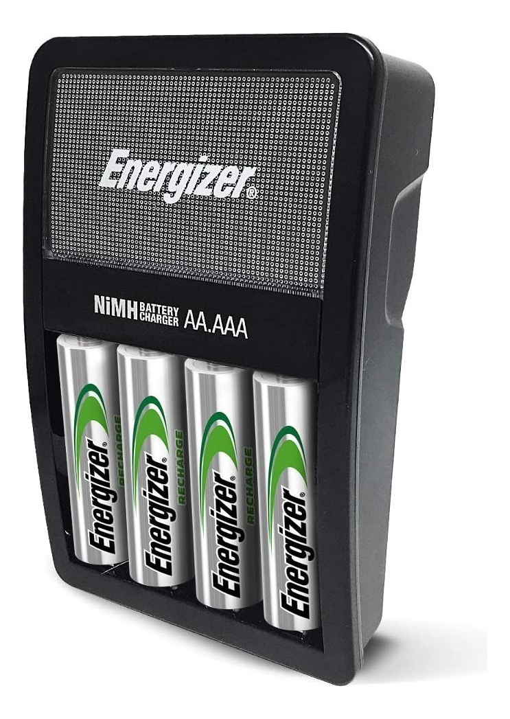 Salud y Equipamiento Médico - Cargador Bateria Energizer Con 4 Baterías Aa Nimh Recargable 1