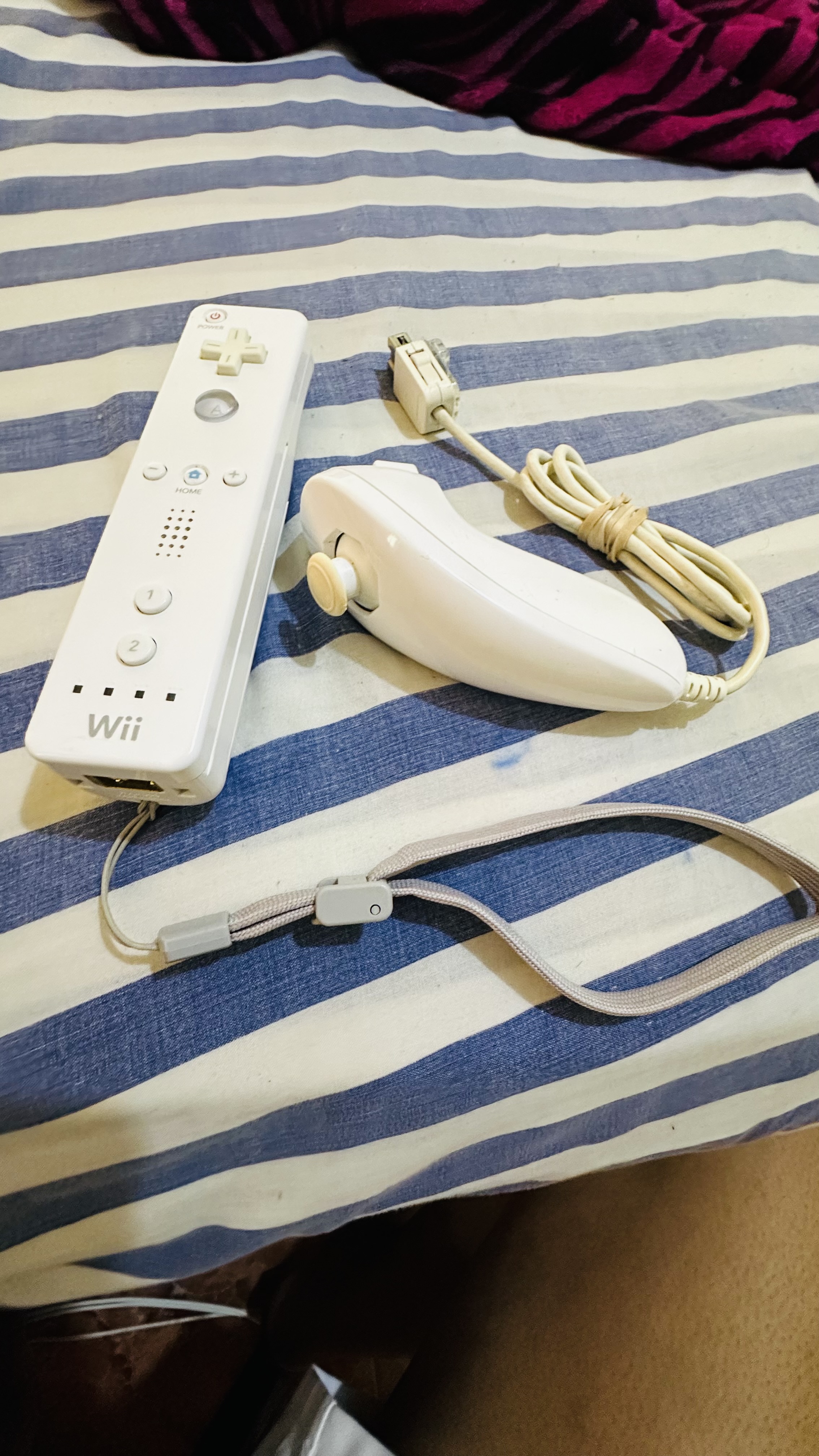 consolas y videojuegos - WII REMOTE ORIGINAL CONTROL BLANCO  WII CON NUNCHU