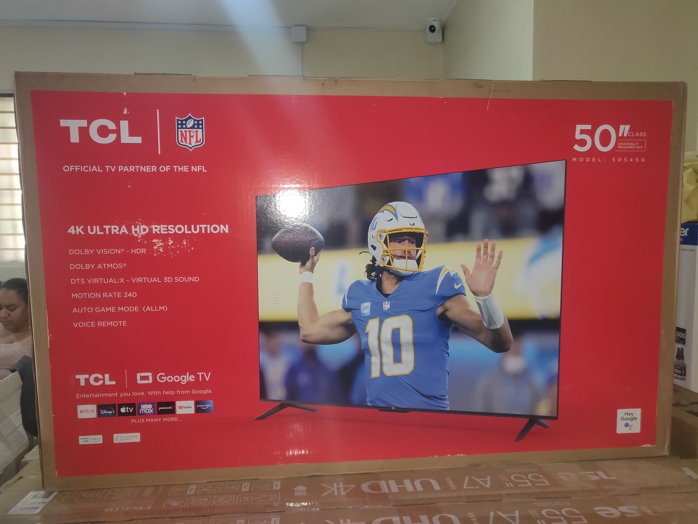 tv - TCL 50 pulgadas Google Smart TV 