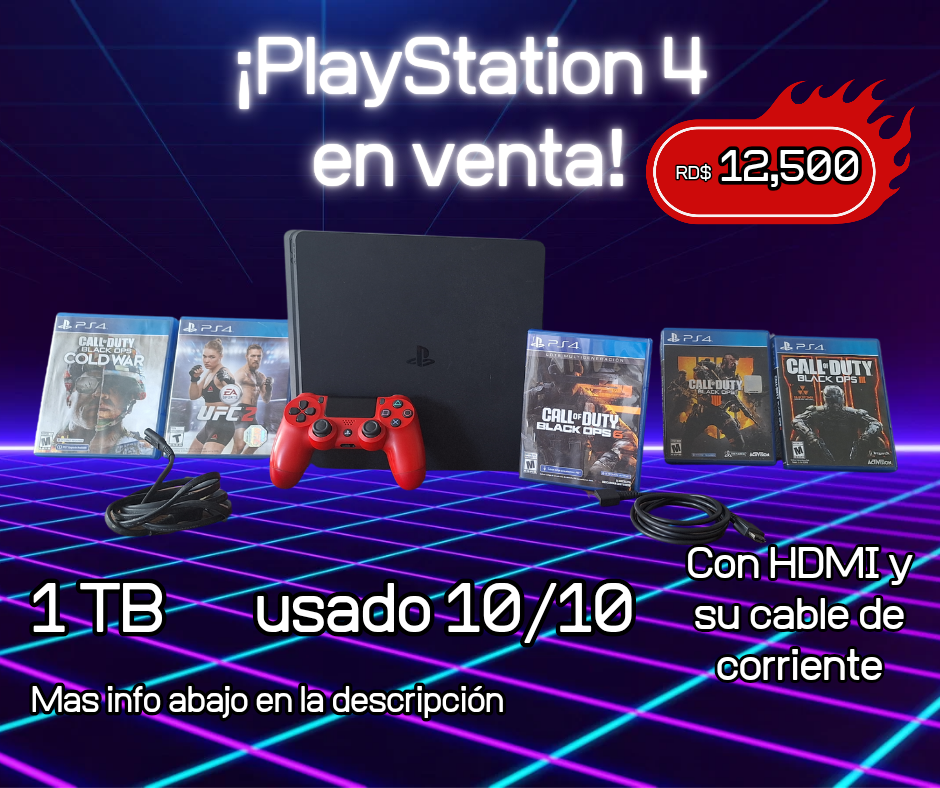 consolas y videojuegos - Ps4 como nuevo. 