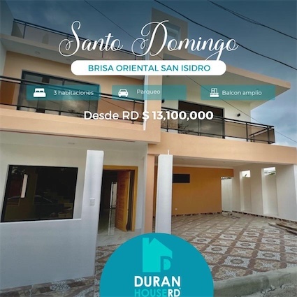 casas - Venta de casa en la autopista de san Isidro brisa oriental Santo Domingo este  0