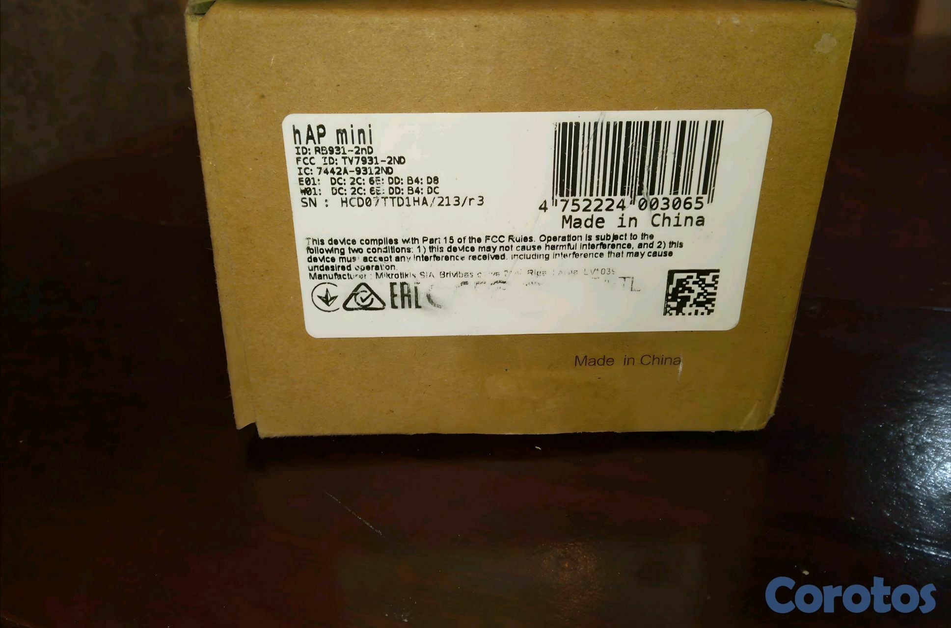 otros electronicos - Router MikroTik hAP mini RB931-2nD – Como nuevo 2