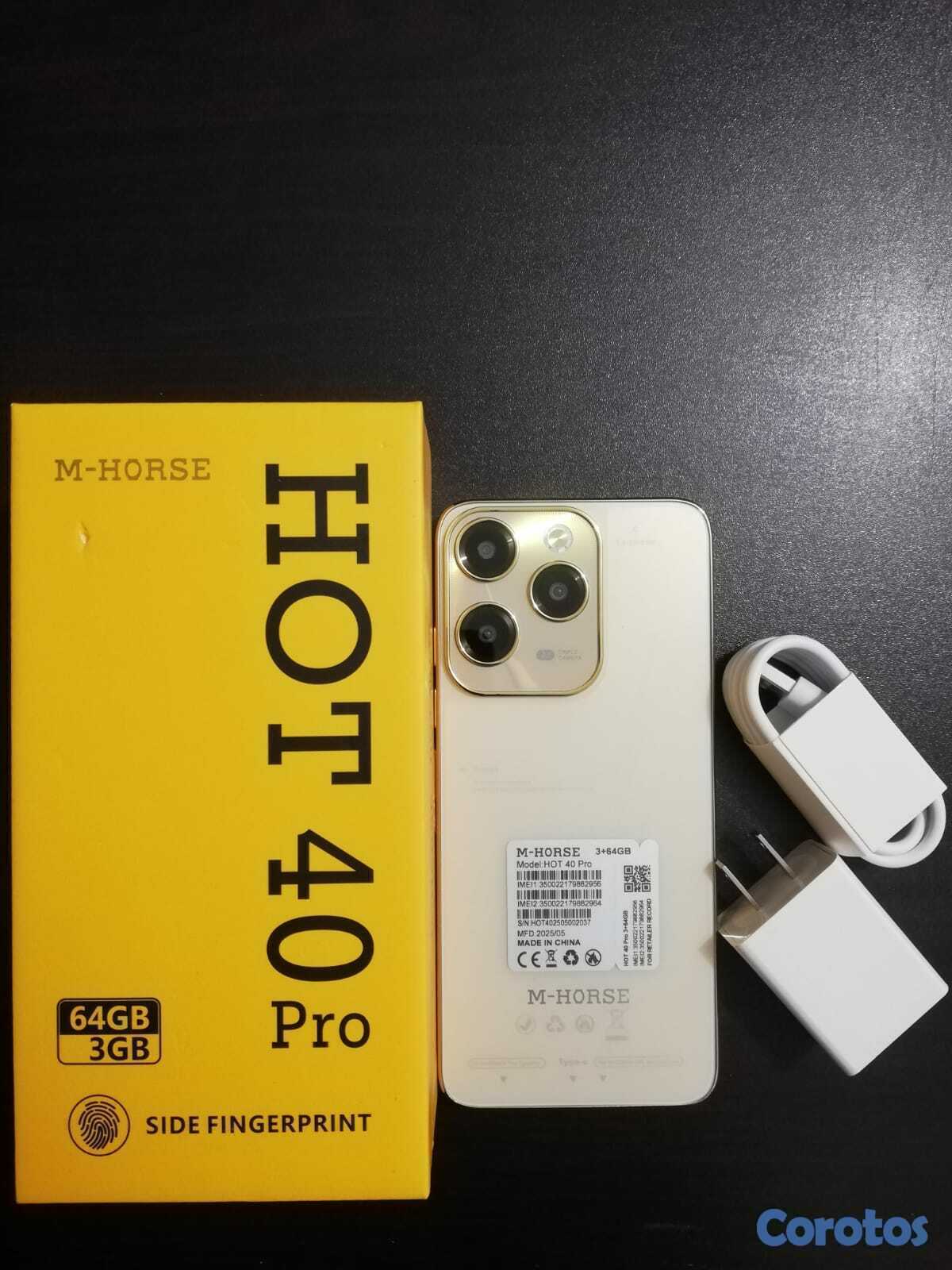 celulares y tabletas - TELEFONO M HORSE HOT 40 PRO 64+3GB SOMOS TIENDA  2