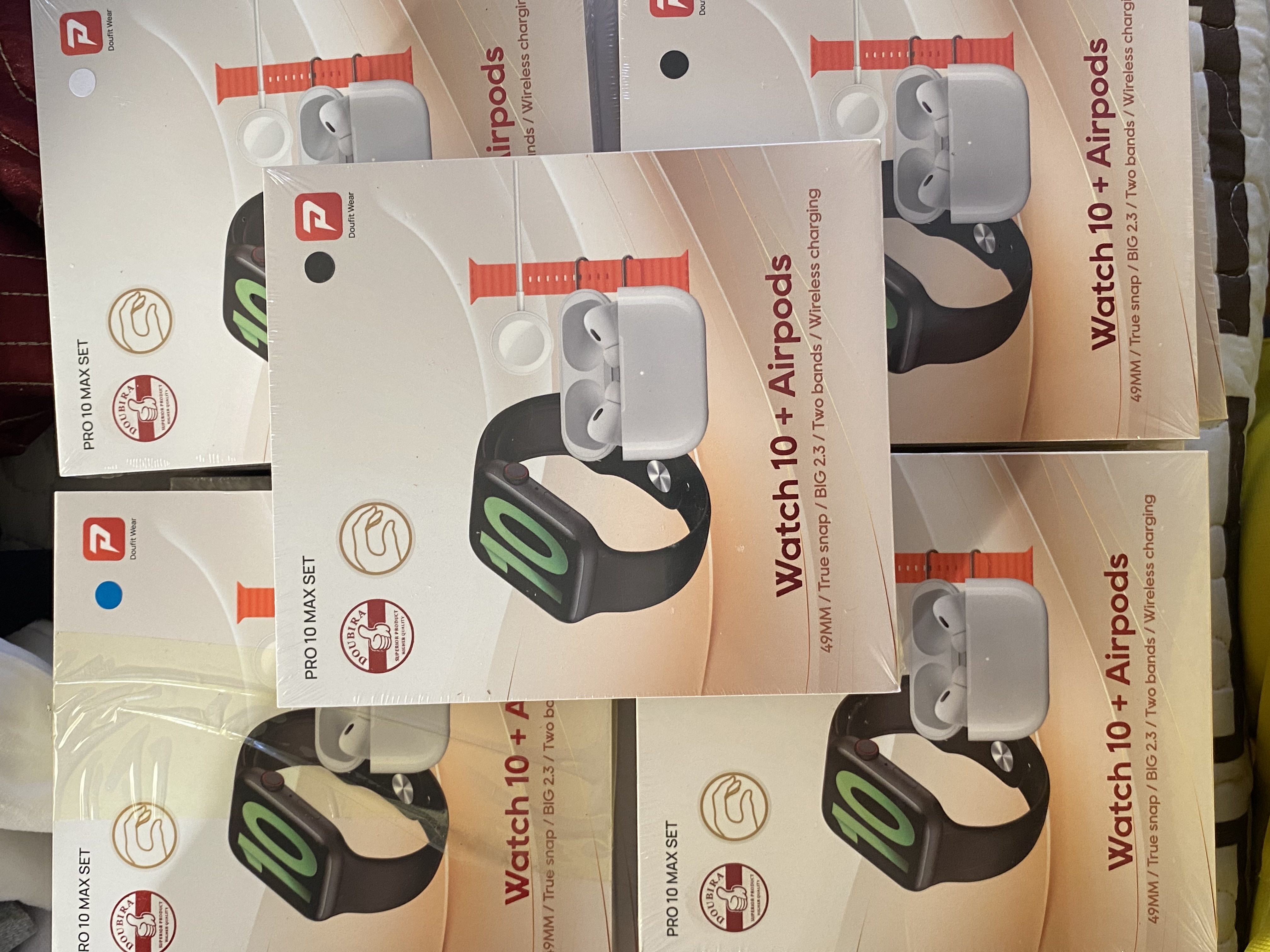 accesorios para electronica - smartwatch series 10, con AirPods Pro incluidos, nuevos 1 mes de garantía 