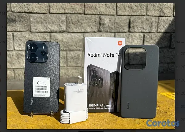 celulares y tabletas - Xiaomi Redmi Note 14 256GB/ 6GB