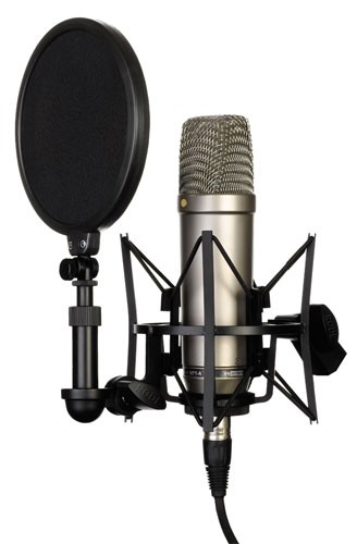 Microfono De Condensador Profesional Kit EStudio + Araña + anti pop pedestal USB 1
