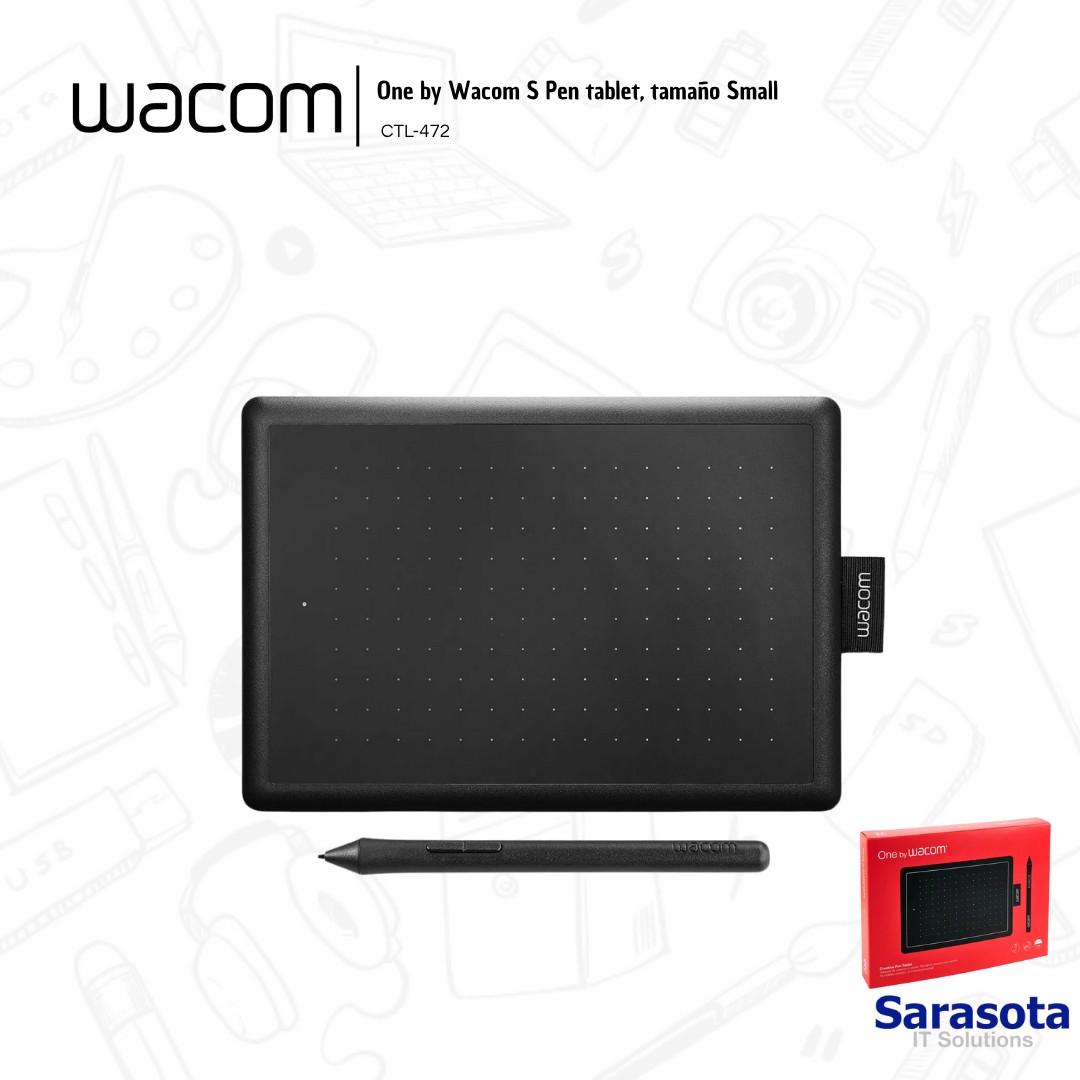 accesorios para electronica - One by Wacom Tableta Gráfica más estuche de regalo 2