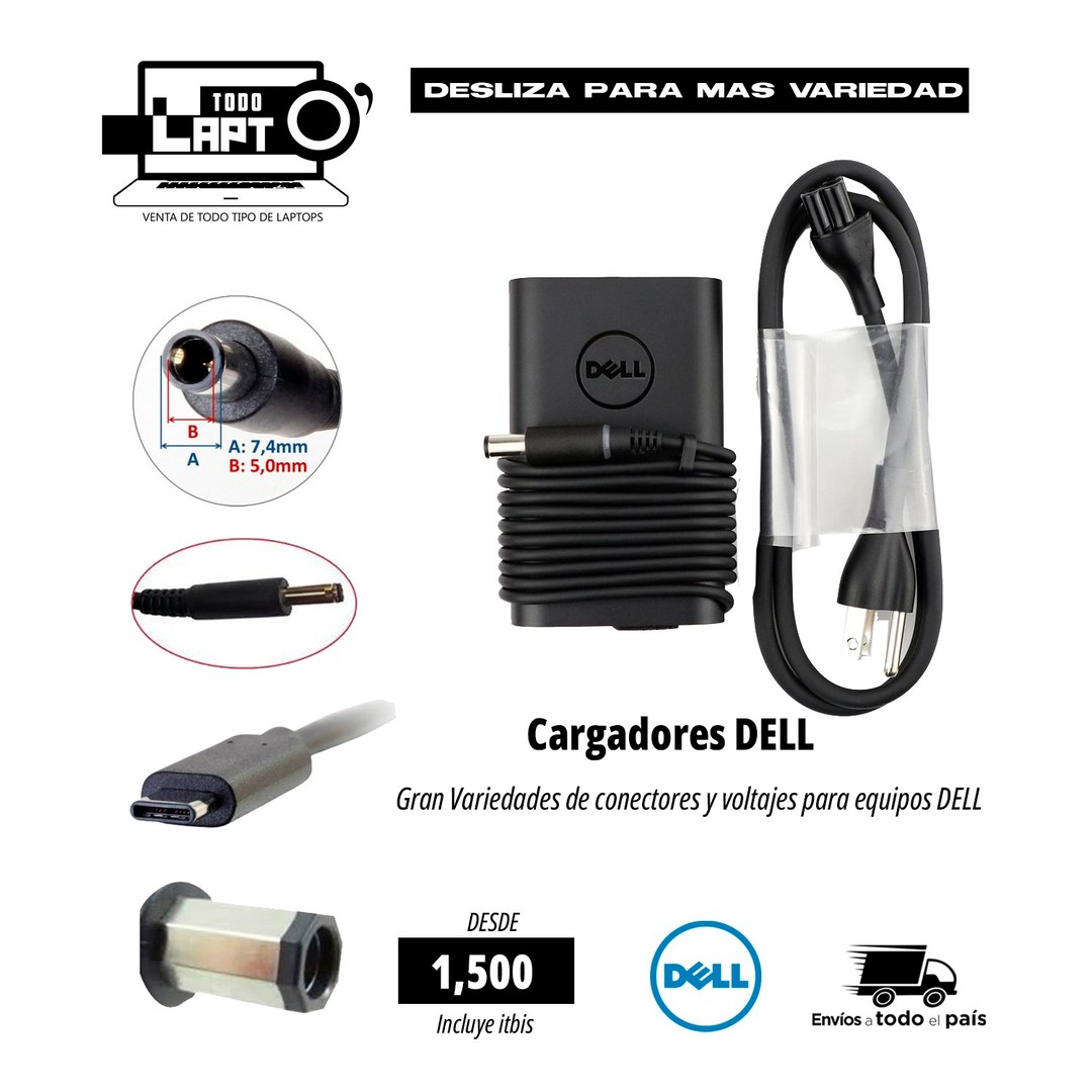 otros electronicos - CARGADORES DELL