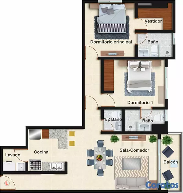 apartamentos - ¡Proyecto Moderno en La Julia 1hab! 6