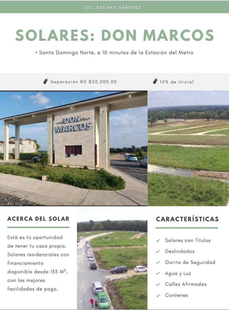 solares y terrenos - SOLARES DE 210 MTS2 CONSTRUYE TU CASA.