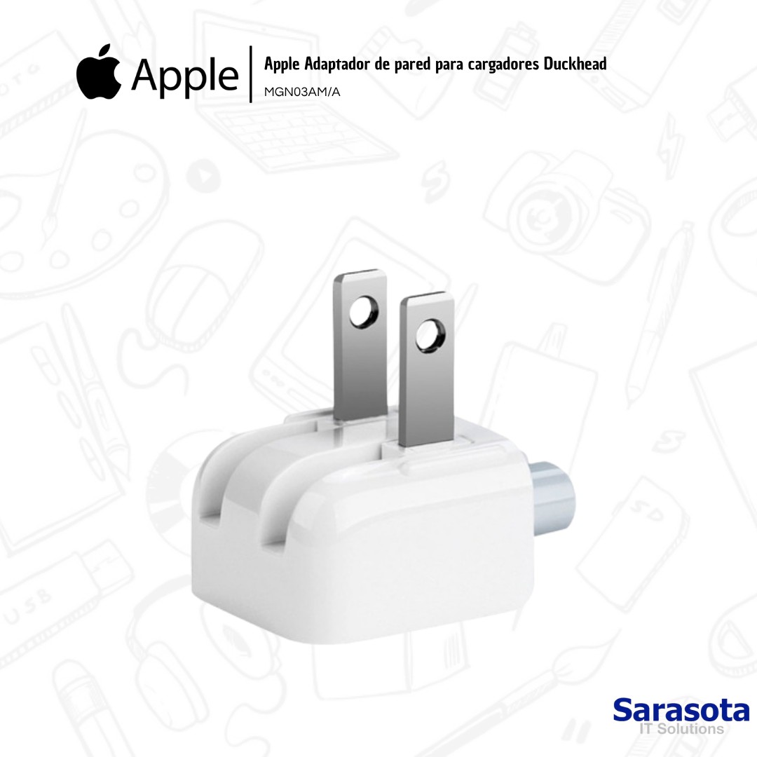 accesorios para electronica - Adaptador o enchufe de pared duckhead de apple  2