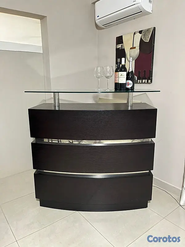 decoración y accesorios - Mueble BAR con tope de cristal 2