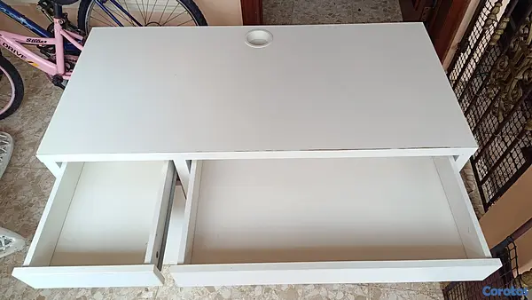 muebles y colchones - ESCRITORIO BLANCO 5